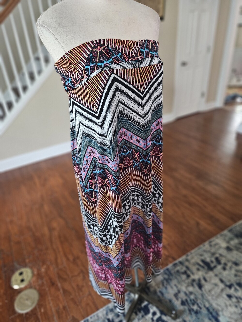 Mm Mm Mm Boho Maxi Skirt Or Sleeveless Dress Large - Picture 4 of 6